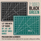 9" x 12" Self-Healing Cutting Mat 5-Ply - Double-Sided Green/Black Craft Mat, Non-Slip Cutting Mats for Crafts, Sewing, Quilting, Scrapbooking