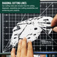 9" x 12" Self-Healing Cutting Mat 5-Ply - Double-Sided Green/Black Craft Mat, Non-Slip Cutting Mats for Crafts, Sewing, Quilting, Scrapbooking