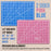 9" x 12" Pink/Blue Professional Self Healing 5-Ply Double Sided Durable Non-Slip Cutting Mat - Pack of 2