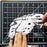 9" x 12" Self-Healing Cutting Mat 5-Ply (2 Pack) - Double-Sided White/Blue Craft Mat, Non-Slip Cutting Mats for Crafts, Sewing, Quilting, Scrapbooking