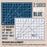 9" x 12" Self-Healing Cutting Mat 5-Ply - Double-Sided White/Blue Craft Mat, Non-Slip Cutting Mats for Crafts, Sewing, Quilting, Scrapbooking