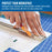 12" x 18" Self-Healing Cutting Mat 5-Ply - Double-Sided Pink/Blue Craft Mat, Non-Slip Cutting Mats for Crafts, Sewing, Quilting, Scrapbooking