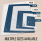 12" x 18" Self-Healing Cutting Mat 5-Ply - Double-Sided White/Blue Craft Mat, Non-Slip Cutting Mats for Crafts, Sewing, Quilting, Scrapbooking