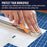 24" x 36" Self-Healing Cutting Mat 5-Ply - Double-Sided White/Blue Craft Mat, Non-Slip Cutting Mats for Crafts, Sewing, Quilting, Scrapbooking