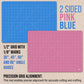 36" x 48" Self-Healing Cutting Mat 5-Ply - Double-Sided Pink/Blue Craft Mat, Non-Slip Cutting Mats for Crafts, Sewing, Quilting, Scrapbooking