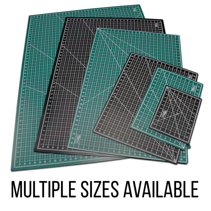 40" x 80" Green/Black Professional Self Healing 5-Ply Double Sided Durable Non-Slip Cutting Mat Great for Scrapbooking Quilting Sewing Arts Crafts