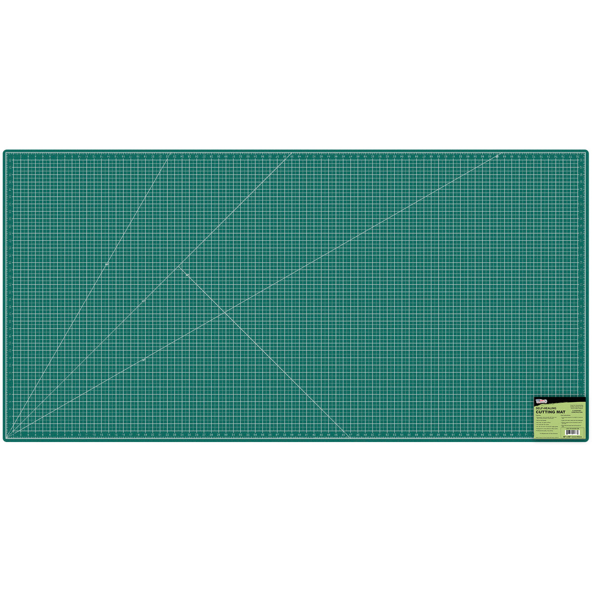 US Art Supply 40 x 60 GREEN/BLACK Professional Self Healing 5-Ply Double  Sided Durable Non-Slip Cutting Mat Great for Scrapbooking, Quilting, Sewing