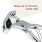 Canvas Stretcher Pliers - 2 3/8" Chrome Fabric Pliers with Spring Return Handle