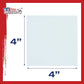 4 X 4 Inch Professional Art Canvas Board Panels 96 Pack - 8 Ounce Heavyweight Cotton Acid Free Canvases for Painting Acrylics and Watercolor (1 Case of 96 Single Canvas Painting Panels)
