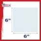 6 X 6 Inch Professional Art Canvas Board Panels 12 Pack - 8 Ounce Heavyweight Cotton Acid Free Canvases for Painting Acrylics and Watercolor (1 Case of 12 Single Canvas Painting Panels)