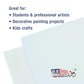 6 X 6 Inch Professional Art Canvas Board Panels 24 Pack - 8 Ounce Heavyweight Cotton Acid Free Canvases for Painting Acrylics and Watercolor (1 Case of 24 Single Canvas Painting Panels)