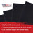 6" X 6" Black Professional Artist Quality Acid Free Canvas Panels 6-Pack (1 Full Case of 6 Single Canvas Panels)