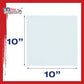10 X 10 Inch Professional Art Canvas Board Panels 12 Pack - 8 Ounce Heavyweight Cotton Acid Free Canvases for Painting Acrylics and Watercolor (1 Case of 12 Single Canvas Painting Panels)