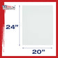 20 X 24 Inch Professional Art Canvas Board Panels 12 Pack - 8 Ounce Heavyweight Cotton Acid Free Canvases for Painting Acrylics and Watercolor (1 Case of 12 Single Canvas Painting Panels)