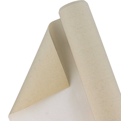 12-Ounce Triple Primed Gesso 36" Wide x 18' Long (6 Yards), 100% Cotton, Acid-Free - Unstretched Canvas Rolls for Painting, Oil & Acrylic, Murals - Cut To Frame Size