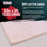 U.S. Art Supply 10-Ounce Unprimed 63" Wide x 1 Yard (3 Feet) Long Heavyweight Unstretched Canvas Roll - 100% Cotton - Oil & Acrylic Painting, Murals