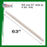 7-Ounce Unprimed Canvas Roll, 63" Wide x 18' Long (6 Yards) - 100% Cotton, Woven, Acid-Free - Unstretched Canvas Rolls for Painting, Murals, & DIY Crafts