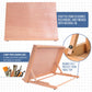 Large 18-1/2" x 14-1/8" (A3) Wooden Drawing Board, Adjustable Table Top Easel for Painting and Drawing - Drafting Board with Pencil Ledge