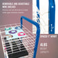 25 Shelf Art Drying Rack for Classrooms and Studios - Mobile Wheels, Wall Mountable, 25 Removable Shelves - Stack Store Artwork