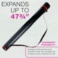 Large Telescoping Drafting Tube (Pack of 2) - 4-7/8" Outside/4-1/2" Inside Diameter, Expands 30-1/4" to 47-3/4", with Shoulder Strap