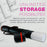 Large Poster Tube - Telescoping Adjustable 30-1/4" to 47-3/4" - Durable 4-7/8" Diameter Storage Tube - Art Poster Carrier Holder & Blueprint Storage Drafting Tube Travel & Protection