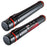 Black Telescoping Drafting Tube - Outside Diameter: 3-1/4", Inside Diameter: 2-7/8" inch, Length: 25 to 42-1/2 inches - 2 Pack