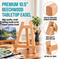 10.5" Small Wooden Tabletop Easel (12 Pack) for Painting and Display Stand - A-Frame Table Top Easel, Canvas Holder
