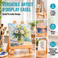 10.5" Small Wooden Tabletop Easel (12 Pack) for Painting and Display Stand - A-Frame Table Top Easel, Canvas Holder