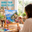 10.5" Small Wooden Tabletop Easel (12 Pack) for Painting and Display Stand - A-Frame Table Top Easel, Canvas Holder
