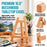 10.5" Small Wooden Tabletop Easel for Painting and Display Stand - A-Frame Table Top Easel, Canvas Holder