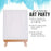 10.5" Small Wooden Tabletop Easel for Painting and Display Stand - A-Frame Table Top Easel, Canvas Holder