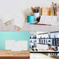 3" x 3" Stretched Canvas with 5" Mini Easel Kit (12 Pack) - Natural Wooden A-Frame Tabletop Display Stand, Mini Easel Stand - Small Easels for Display, Small Canvases, Crafts, Photos
