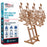 16" Mini Tabletop Wooden H-Frame Studio Easel (Pack of 12) - Artists Adjustable Beechwood Painting and Display Easel, Holds Up To 12" Canvas, Holder