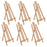 18" Large Tabletop Display Stand A-Frame Artist Easel, 6 Pack - Beechwood Tripod, Painting Party Easel, Portable Kids Student Table School Desktop