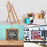 18" Large Tabletop Display Easel - Beechwood Artist A-Frame Display Stand, Wooden Easel for Painting, Canvas Stand, (Pack of 1) Classrooms Events Photo Picture Sign Holder