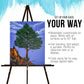 64" Black Wooden Easel Stand - Adjustable A-Frame Tripod for Painting, Drawing, Photos & Signs - Lightweight Easels, Wood Easel Stand for Sign Wedding Display 40" Canvas Capacity