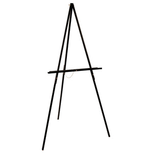 64" Black Wooden Easel Stand - Adjustable A-Frame Tripod for Painting, Drawing, Photos & Signs - Lightweight Easels, Wood Easel Stand for Sign Wedding Display 40" Canvas Capacity