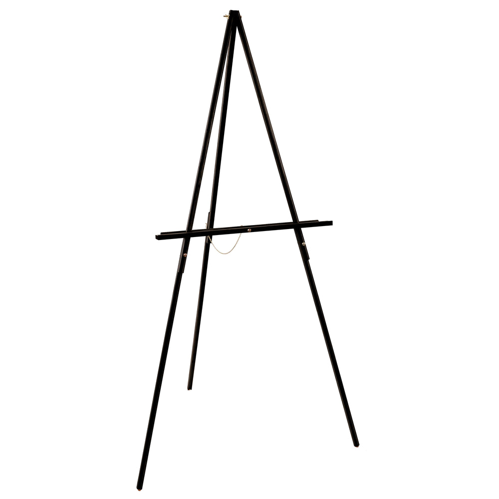 64" Black Wooden Easel Stand - Adjustable A-Frame Tripod for Painting, Drawing, Photos & Signs - Lightweight Easels, Wood Easel Stand for Sign Wedding Display 40" Canvas Capacity