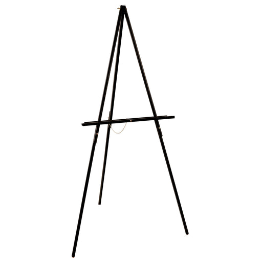 64" Black Wooden Easel Stand - Adjustable A-Frame Tripod for Painting, Drawing, Photos & Signs - Lightweight Easels, Wood Easel Stand for Sign Wedding Display 40" Canvas Capacity