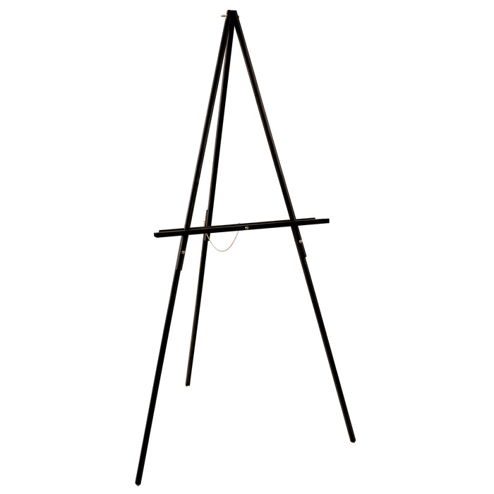 64" Black Wooden Easel Stand - Adjustable A-Frame Tripod for Painting, Drawing, Photos & Signs - Lightweight Easels, Wood Easel Stand for Sign Wedding Display 40" Canvas Capacity