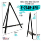 12" Black Wood Tabletop Easel (4 Pack) - Adjustable A-Frame Canvas Stand for Painting Party & Signs - Table Top Easel for Painting, Canvas Holder, Crafts, Photos, Pictures