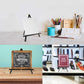 12" Black Wood Tabletop Easel (4 Pack) - Adjustable A-Frame Canvas Stand for Painting Party & Signs - Table Top Easel for Painting, Canvas Holder, Crafts, Photos, Pictures