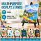 12" Black Wood Tabletop Easel (4 Pack) - Adjustable A-Frame Canvas Stand for Painting Party & Signs - Table Top Easel for Painting, Canvas Holder, Crafts, Photos, Pictures