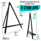 16" Black Wood Tabletop Easel (4 Pack) - Adjustable A-Frame Canvas Stand for Painting Party & Signs - Table Top Easel for Painting, Canvas Holder, Crafts, Photos, Pictures