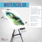 80" Aluminum Art Easel Stand Sign Display, Watercolor Field, Adjustable Height, Floor Tabletop Tripod, Canvas up to 63"H x 40"W, Portable Easel for Canvas & Painting, Storage Bag