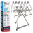 15" High Aluminum Tabletop Display Easel for Painting (10 Pack), Adjustable Folding Stand - Portable Art Easel for Displaying Canvas, Whiteboards, Posters, Signs, Pictures, Paintings