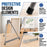 15" High Aluminum Tabletop Display Easel for Painting (4 Pack), Adjustable Folding Stand - Portable Art Easel for Displaying Canvas, Whiteboards, Posters, Signs, Pictures, Paintings