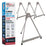 15" High Aluminum Tabletop Display Easel for Painting (4 Pack), Adjustable Folding Stand - Portable Art Easel for Displaying Canvas, Whiteboards, Posters, Signs, Pictures, Paintings