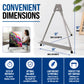 15" High Aluminum Tabletop Display Easel for Painting, Adjustable Folding Stand - Portable Art Easel for Displaying Canvas, Whiteboards, Posters, Signs, Pictures, Paintings
