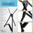 Tabletop Easel for Painting - 15" to 21" Adjustable Metal Painting Easel - Portable Art Easels (Pack of 4) for Display Table Stand - Canvas, Whiteboards, Posters, Signs, Drawings